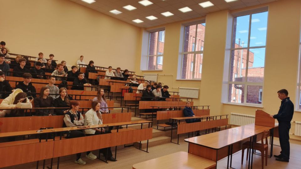 Прокурор отдела по надзору за производством дознания и оперативно-розыскной деятельностью прокуратуры республики Андрей Корепанов выступил перед студентами ФГБОУ ВО «Ижевский государственный технический университет им. М....