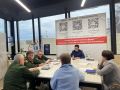Заместитель прокурора Удмуртской Республики Дмитрий Хобраков совместно с военным прокурором Ижевского гарнизона Владиславом Михалевичем, военным комиссаром Удмуртской Республики Рустамом Маликовым и руководителем...