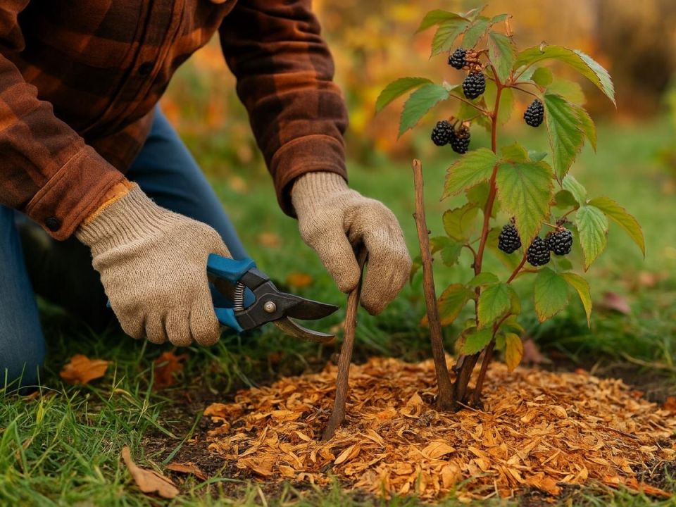 Ежевика под защитой: как подготовить кусты к зиме