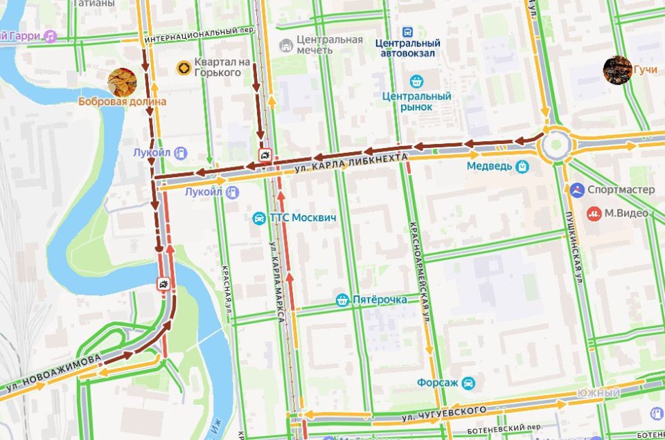 Нам сигнализируют, что прямо сейчас на Новоажимова в Ижевске жуткие пробки
