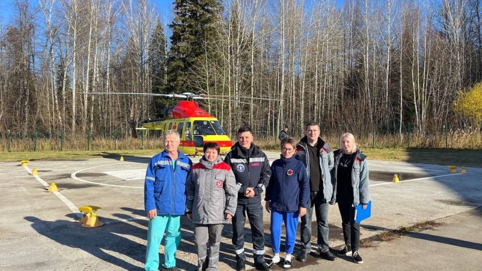 Санавиация Удмуртии впервые перевезла на вертолёте недоношенного ребёнка