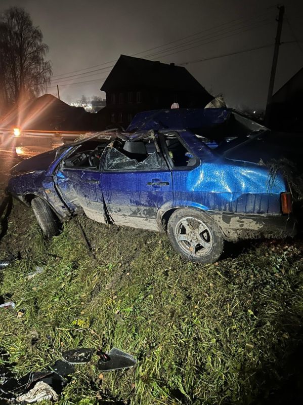 В Селтинском районе несовершеннолетний водитель, не имеющий права управления, совершил ДТП