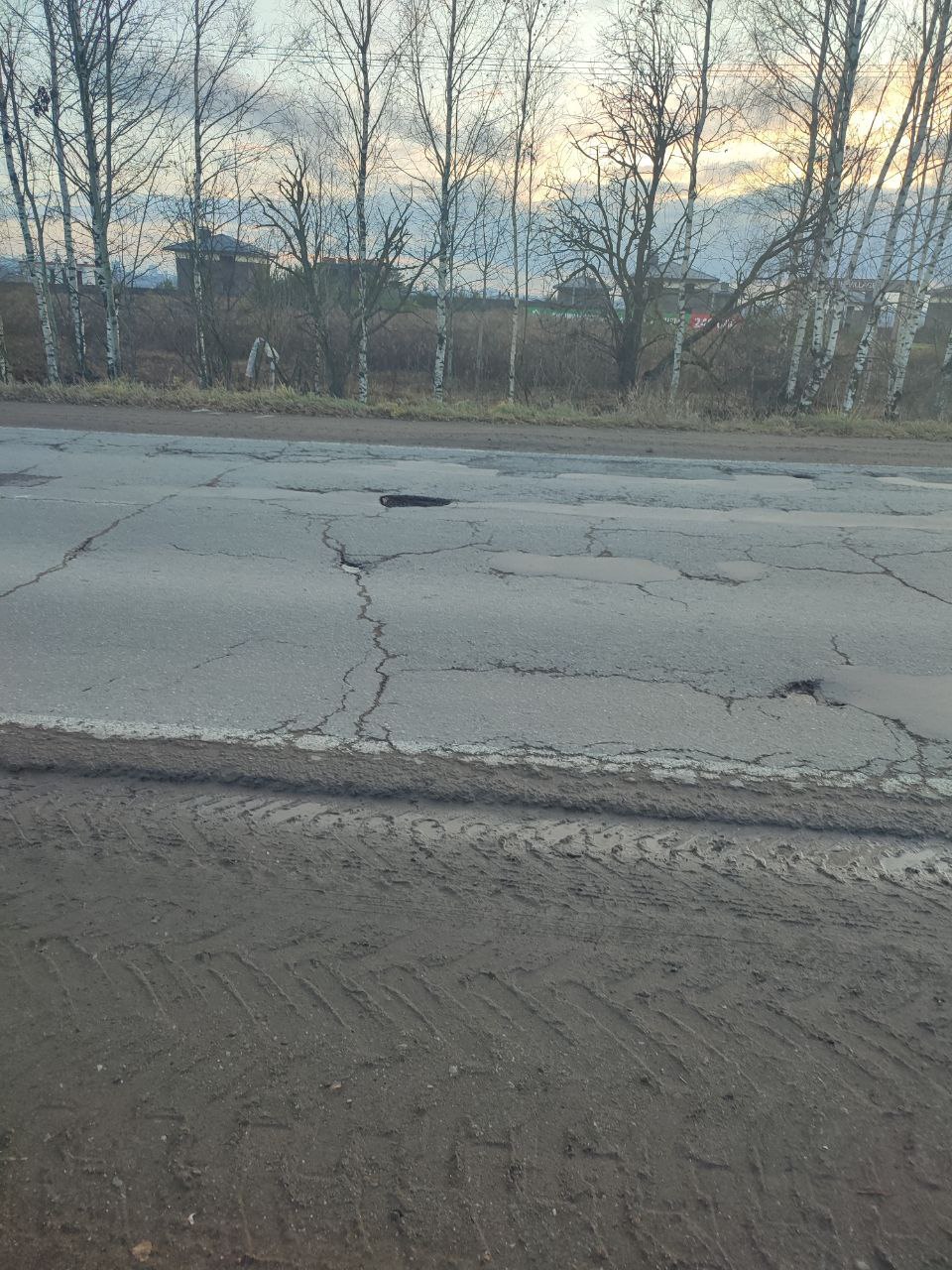 Жители деревни Ягул под Ижевском пожаловались в Генпрокуратуру на ужасную дорогу