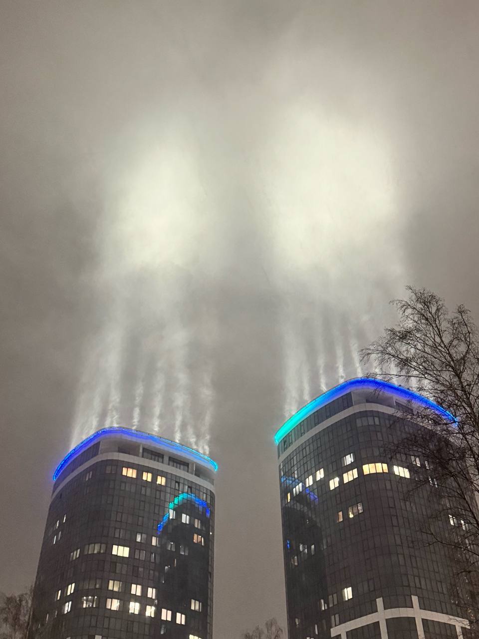 Ночной ноябрьский снег в объективе Даниила Моисеева Ночной ноябрьский снег в объективе Даниила Моисеева