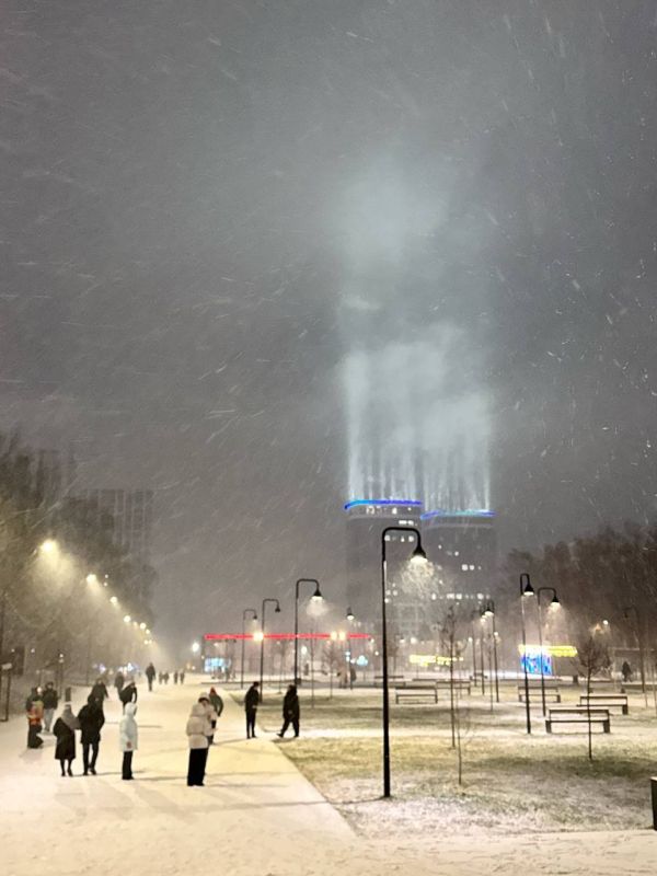 Ночной ноябрьский снег в объективе Даниила Моисеева Ночной ноябрьский снег в объективе Даниила Моисеева