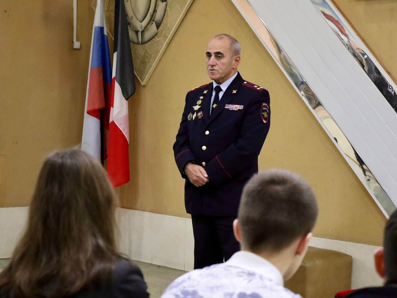 В МВД по Удмуртии состоялся «Урок мужества», приуроченный ко Дню сотрудника органов внутренних дел Российской Федерации