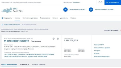 Улицу Кирова в Ижевске украсят на 5 млн рублей