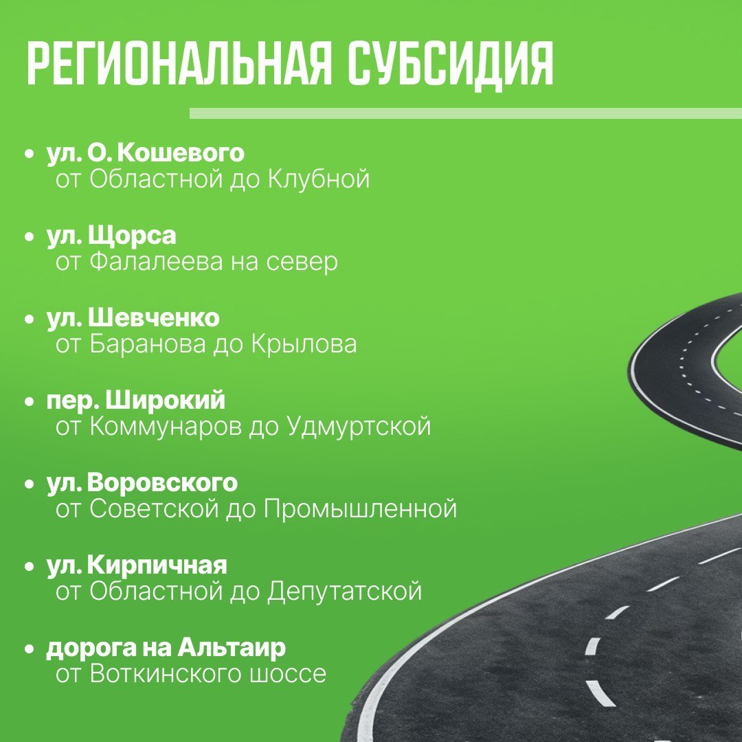 16 участков дорог отремонтируют в Ижевске в 2026 году 16 участков дорог отремонтируют в Ижевске в 2026 году