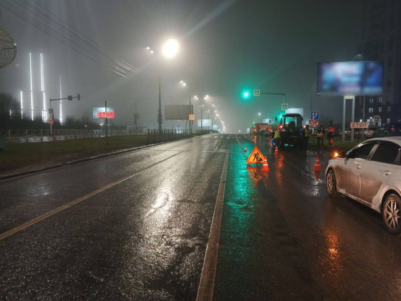 Водитель в состоянии опьянения совершил наезд на дорожного рабочего и скрылся с места ДТП