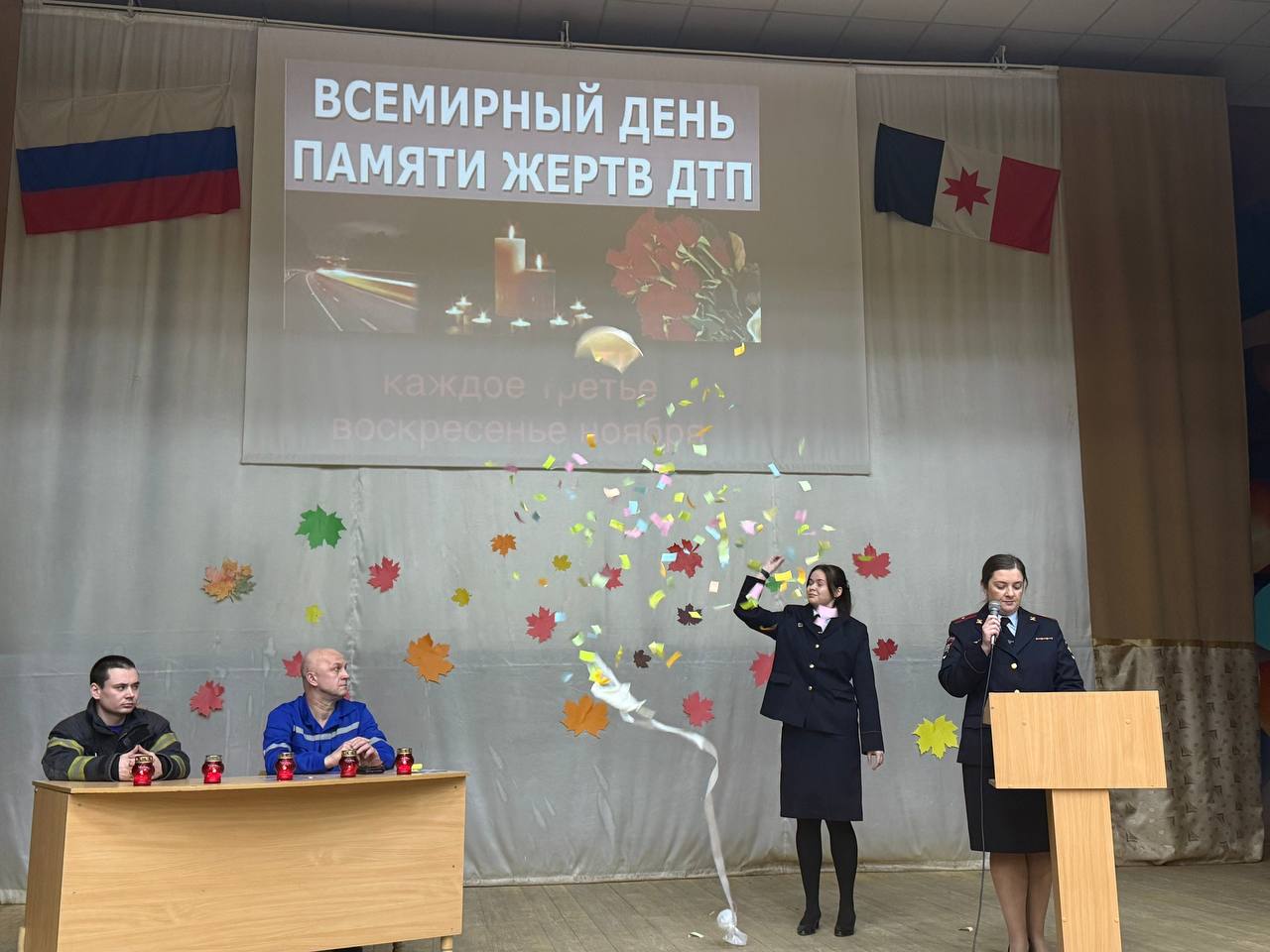 Профилактическую акцию необычного формата в преддверии «Дня памяти жертв ДТП» провели сотрудники Госавтоинспекции по г. Ижевску со студентами ижевского индустриального техникума им. Драгунова, на который были приглашены... Профилактическую акцию необычного формата в преддверии «Дня памяти жертв ДТП» провели сотрудники Госавтоинспекции по г. Ижевску со студентами ижевского индустриального техникума им. Драгунова, на который были приглашены...