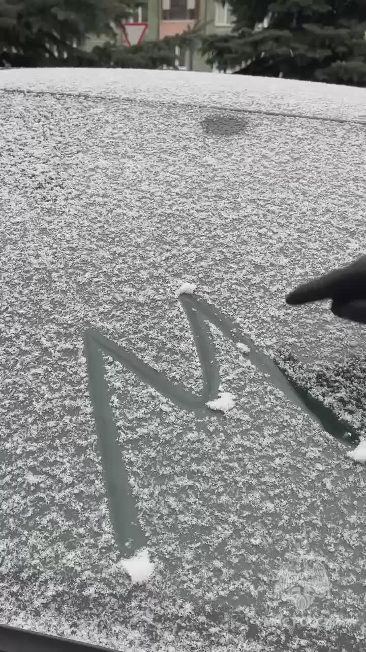 Доброе утро!. Наш сотрудник поймал снежное настроение - лёгкое и доброе