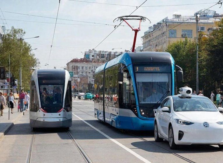 В Москве вовсю тестируют беспилотные трамваи