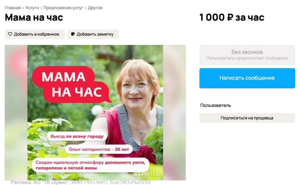 Услуга «Мама на час»: возрождение тепла и заботы в нашем обществе