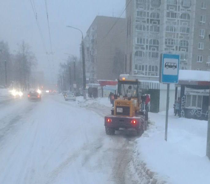 Ижевск вновь в снежной пелене Ижевск вновь в снежной пелене