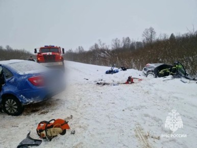 Двое взрослых погибли и трое подростков пострадали при ДТП в Удмуртии