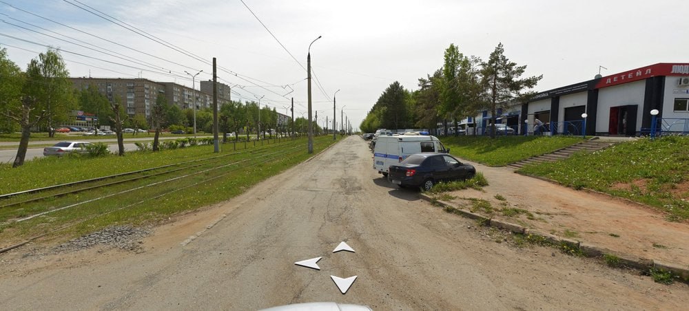 В Ижевске до марта запрещено парковаться на участке дублёра улицы 40 лет Победы