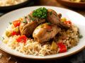 Нежный кролик с рисом: здоровый рецепт для семейного ужина
