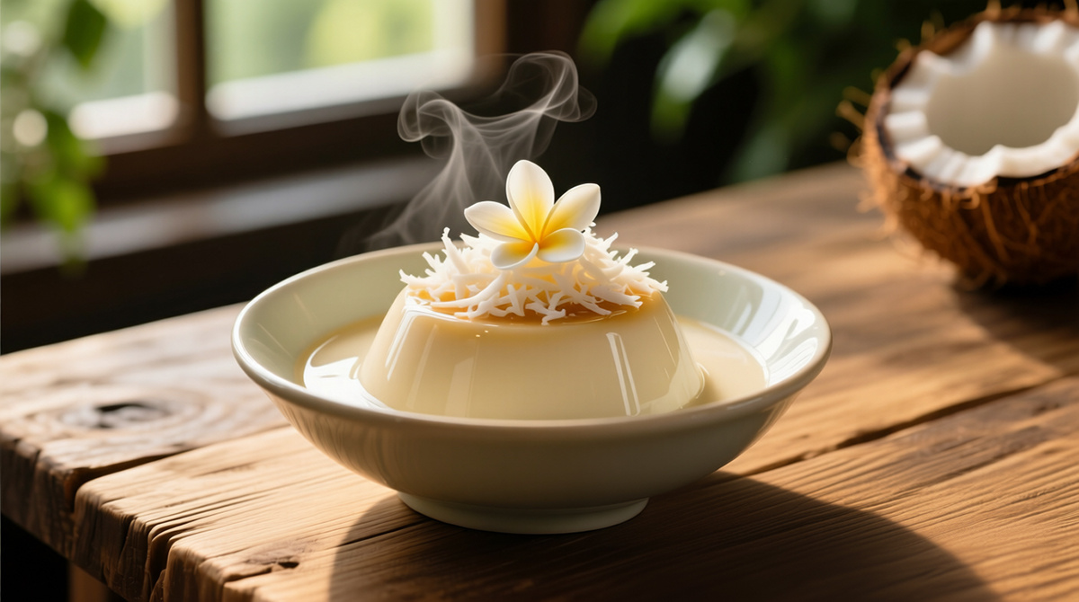 Кокосовый пудинг: вершина тропической кулинарии за считанные минуты