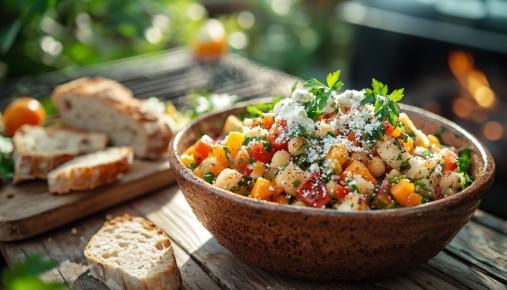 Шопский салат с брынзой: идеальное летнее блюдо для ужина