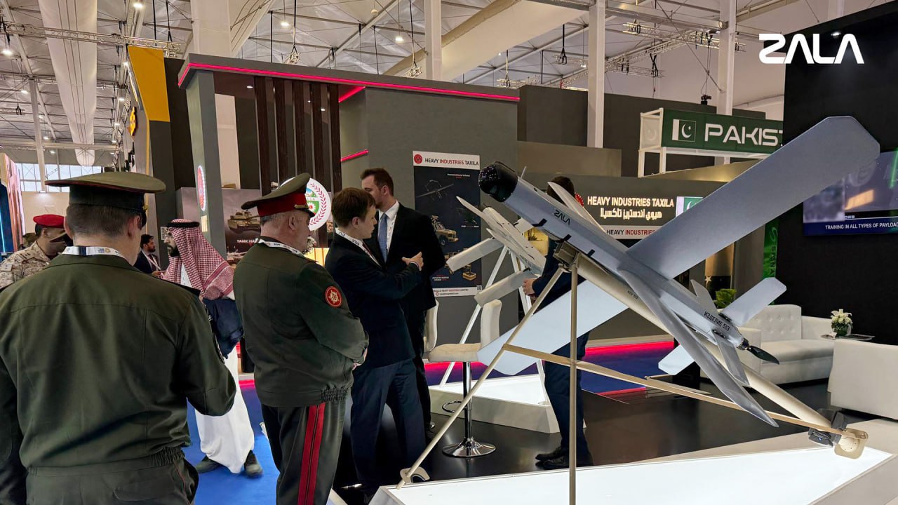 Группа компаний ZALA AERO из Ижевска представила БПЛА «Ланцет-Э» в Эр-Рияде