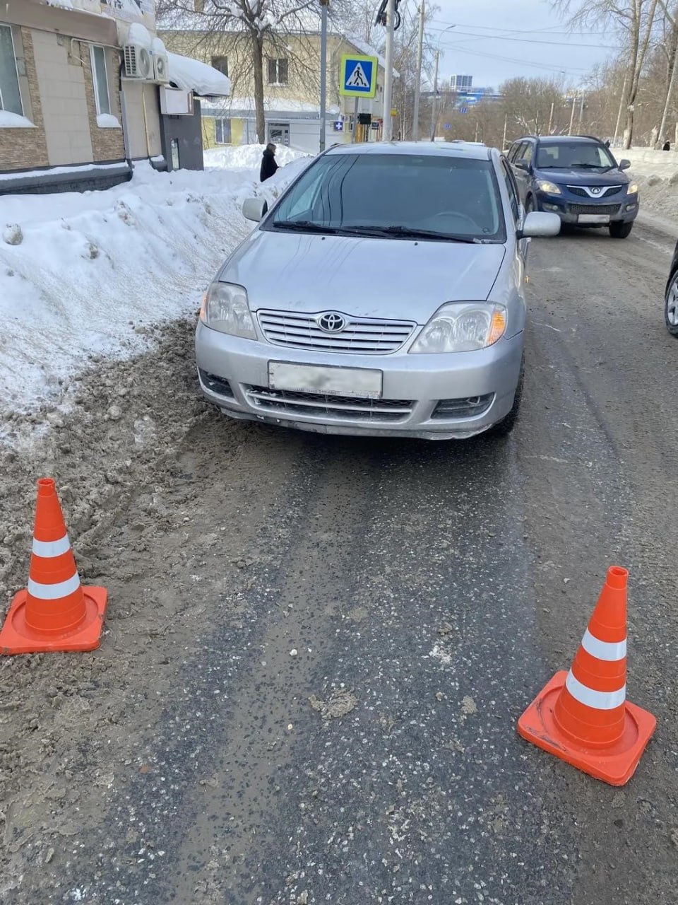 Наезд на девочку-пешехода в Ижевске