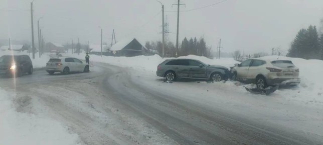 В дорожной аварии в с. Нылга травмированы два несовершеннолетних пассажира