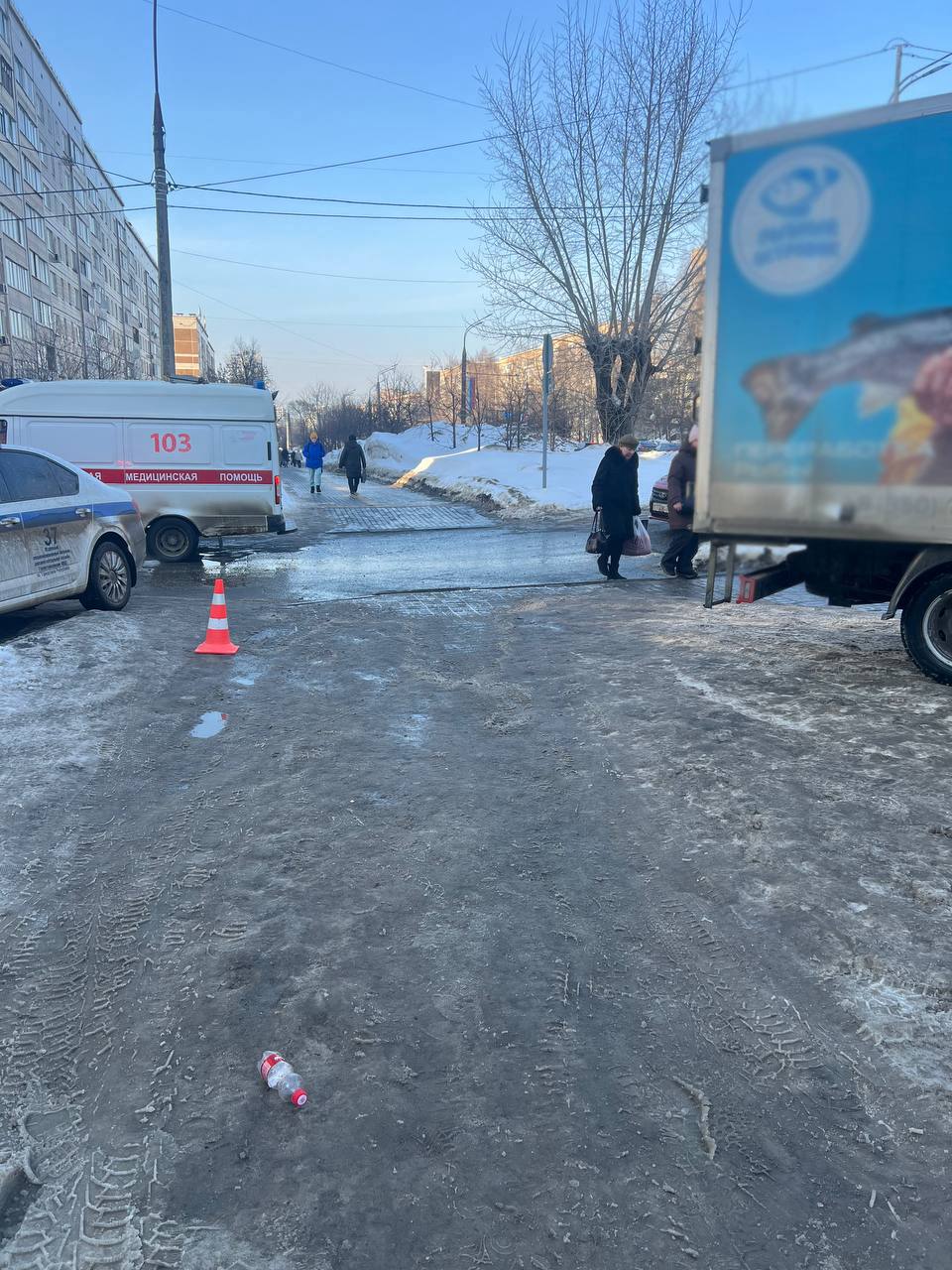 В ДТП в Ижевске пострадала женщина-пешеход В ДТП в Ижевске пострадала женщина-пешеход