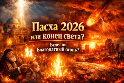Пасха 2026: как Благодатный огонь вызвал страхи о конце света