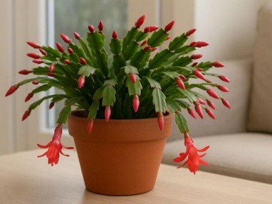 Как пересадка рождественского кактуса сохраняет его здоровье и продлевает цветение