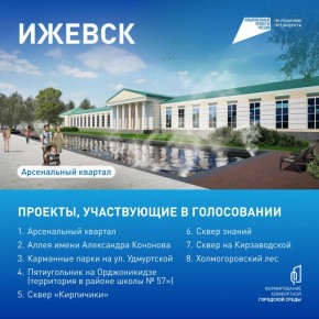 70 обновленных парков, скверов, набережных и зон отдыха появятся в Удмуртии в этом году