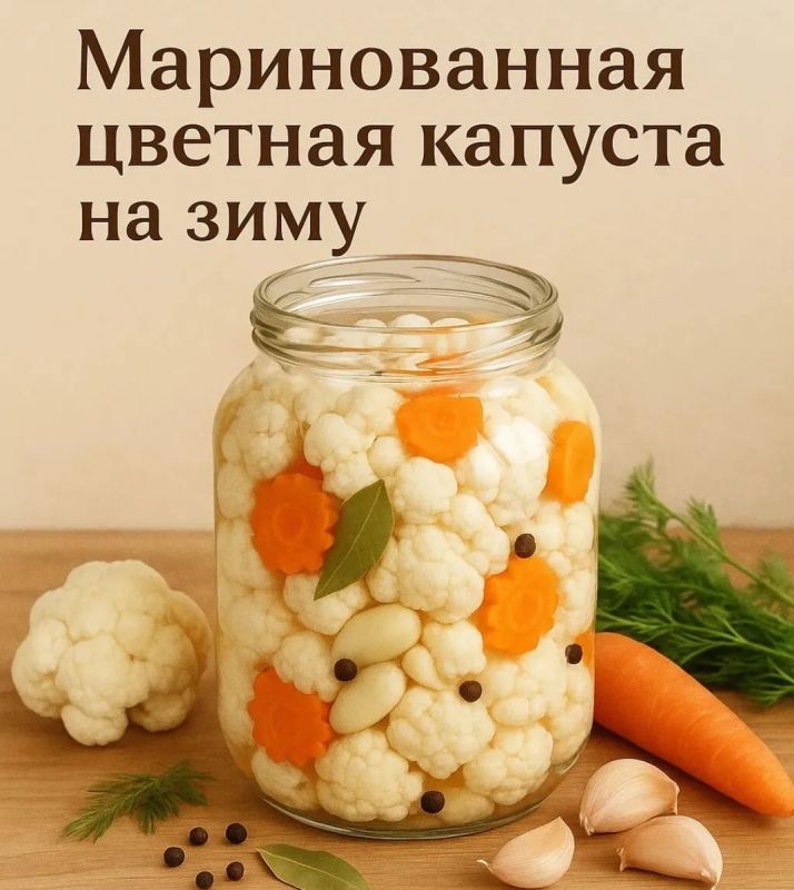 Маринованная цветная капуста: идеальный рецепт на зиму