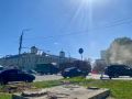 Рядом с УдГУ на ул. Удмуртской начали заливать гудрон под новый асфальт