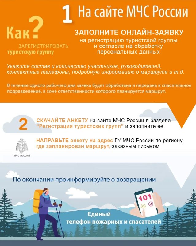 Регистрация тургруппы – твоя страховка безопасности Регистрация тургруппы – твоя страховка безопасности