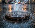 На улице Дзержинского в Ижевске произошла утечка воды
