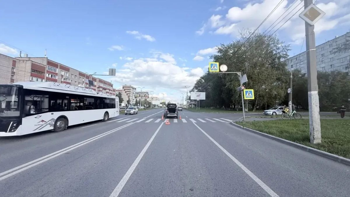 Наезд на пешеходном переходе в Ижевске Наезд на пешеходном переходе в Ижевске