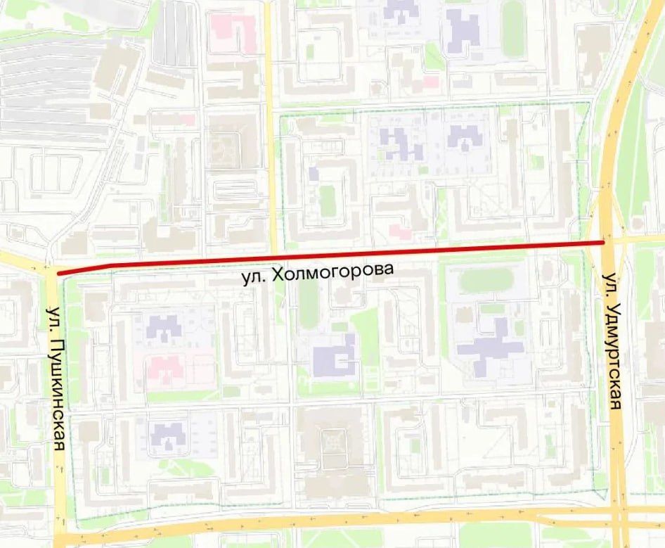 В Ижевске до 7 октября ограничат движение транспорта на участке улицы Холмогорова от Удмуртской до Пушкинской, сообщает администрация города В Ижевске до 7 октября ограничат движение транспорта на участке улицы Холмогорова от Удмуртской до Пушкинской, сообщает администрация города