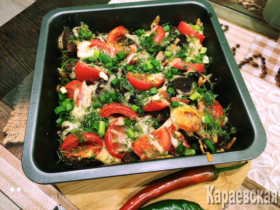 Запеченная куриная печень с овощами: простой и полезный рецепт