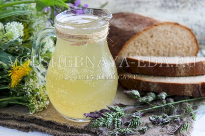 Приготовление белого кваса для окрошки