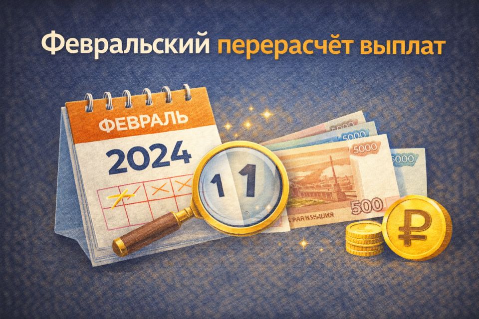 Февральские выплаты: кто и сколько получит в 2026 году