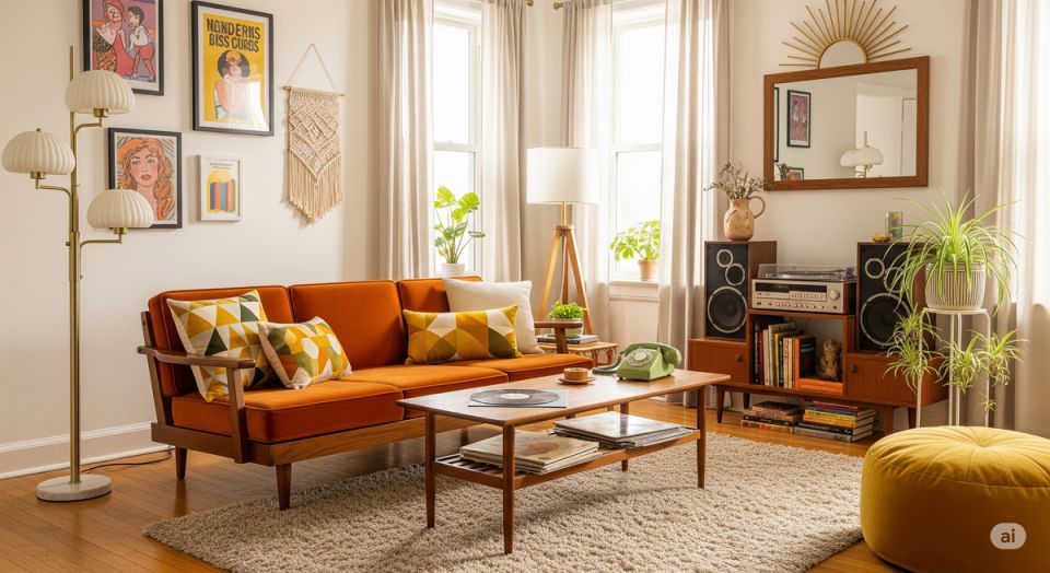 Ретро в вашем интерьере: как создать уникальную атмосферу